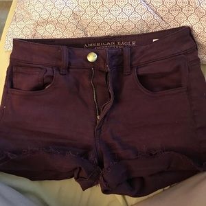 Maroon shorts